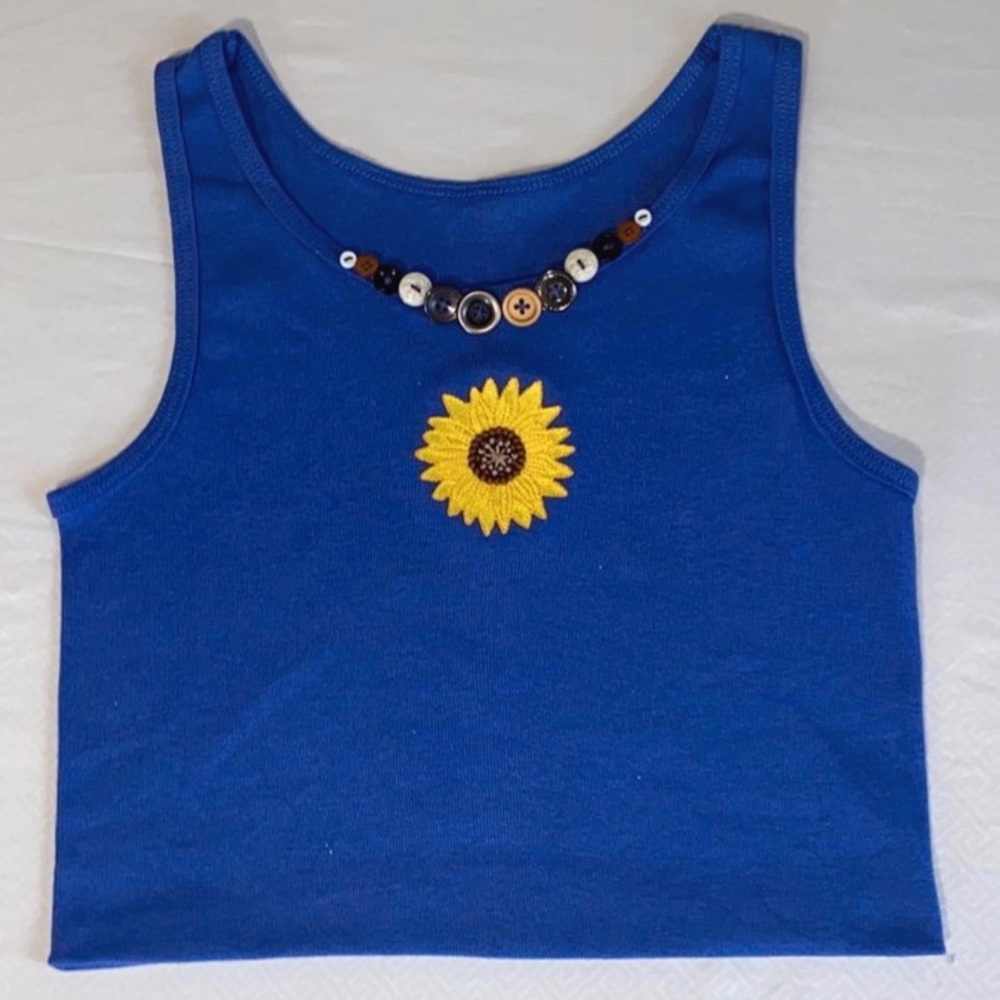 Sunflower tank top